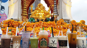 Bubble Tea is now being given as a holy offering at Buddhist temples in Thailand