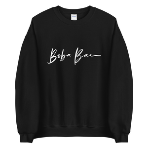 Black S Boba Bae Sweatshirt