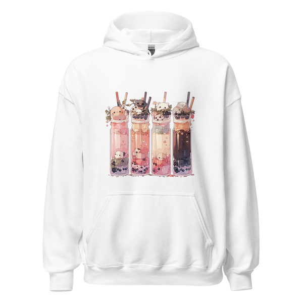 White S Boba Friends Hoodie