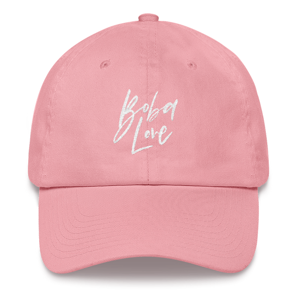 Pink Boba Love Dad Hat
