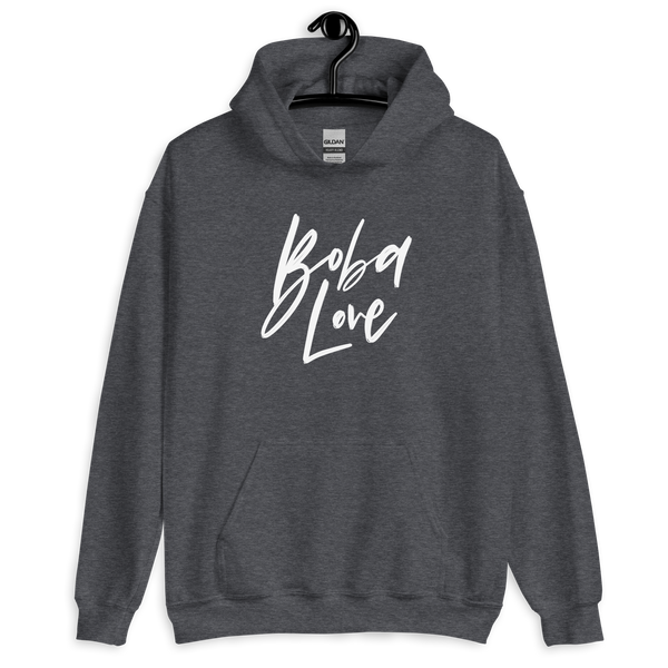 Dark Heather S Boba Love Hoodie
