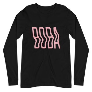 Black XS Distorted Boba Long Sleeve Shirt