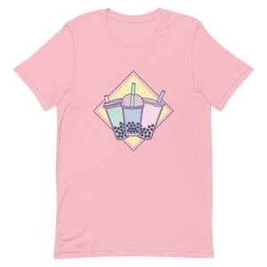 Pink S Pastel Boba Trio Shirt