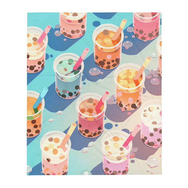 Sip Sip Hooray Throw Blanket