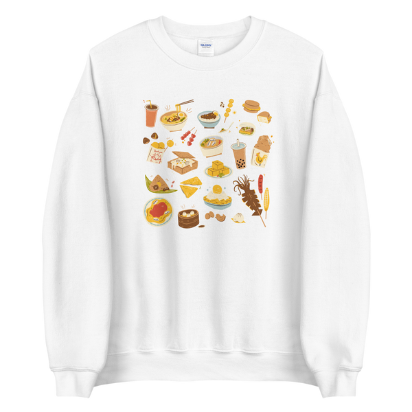 White S Snacks in Taiwan Sweatshirt