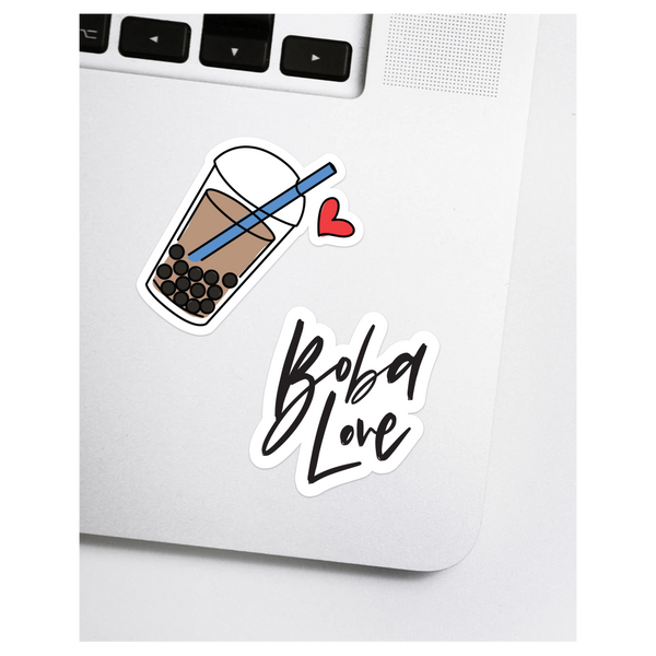 Boba Love Stickers (4 Pack)