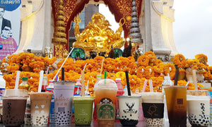 Bubble Tea is now being given as a holy offering at Buddhist temples in Thailand