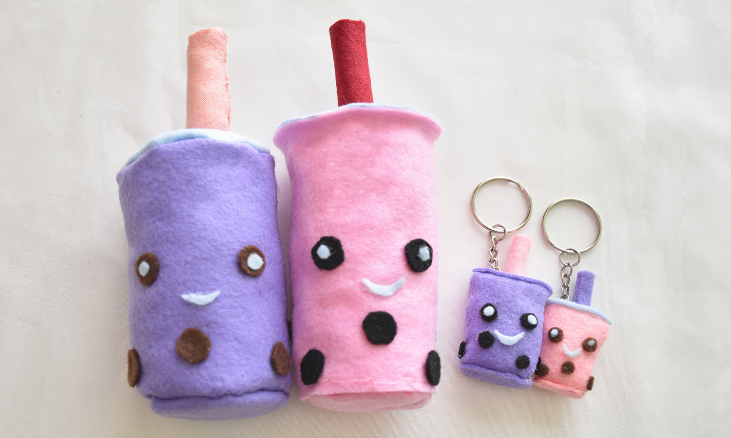 Popular Boba Plush Keychain