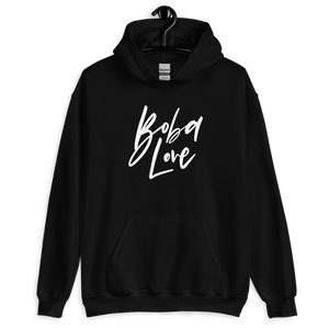 Black S Boba Love Hoodie