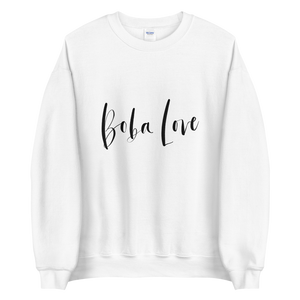  Boba Love Script Sweatshirt