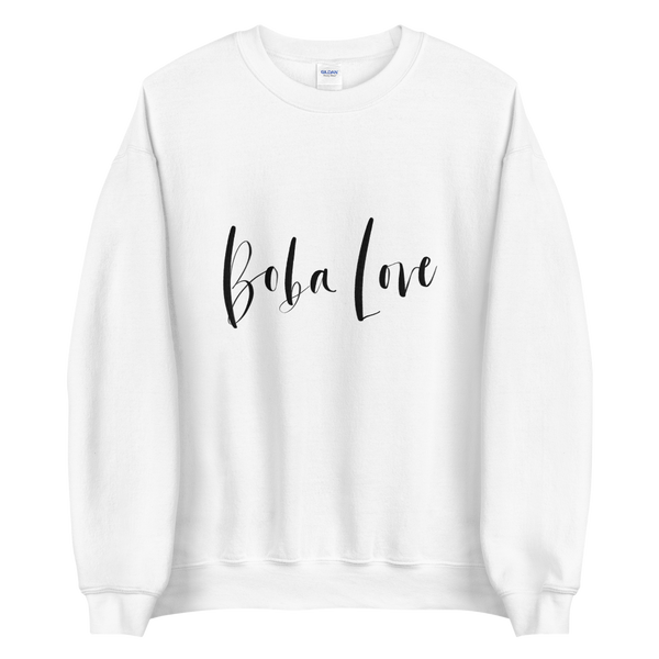  Boba Love Script Sweatshirt