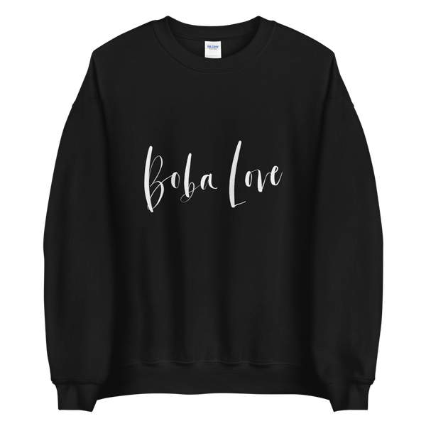  Boba Love Script Sweatshirt