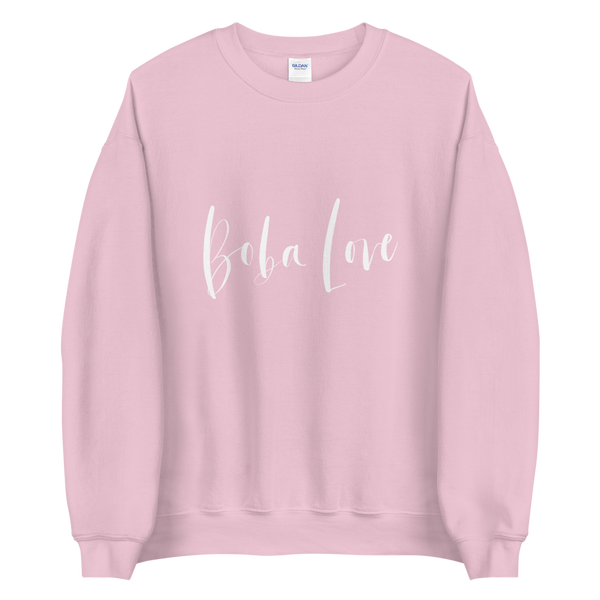  Boba Love Script Sweatshirt