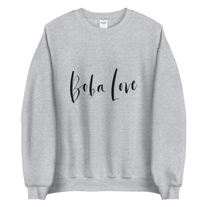  Boba Love Script Sweatshirt