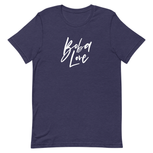 Heather Midnight Navy XS Boba Love Shirt