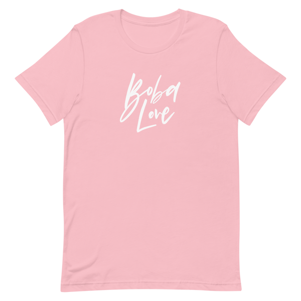 Pink S Boba Love Shirt