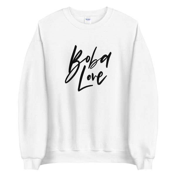 White S Boba Love Sweatshirt