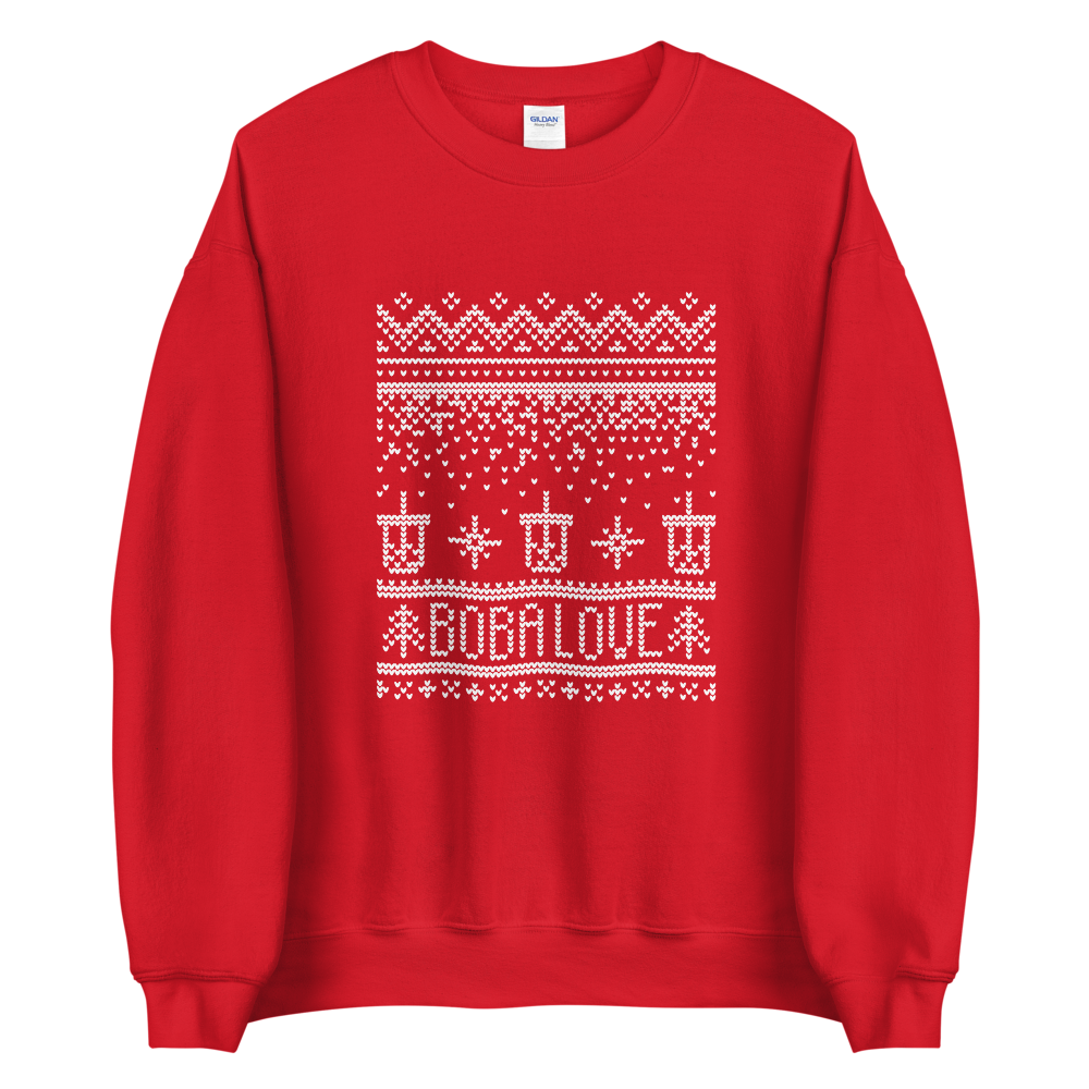 Ugly top sweater red