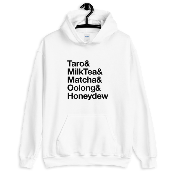  Bubble Tea Flavors Hoodie