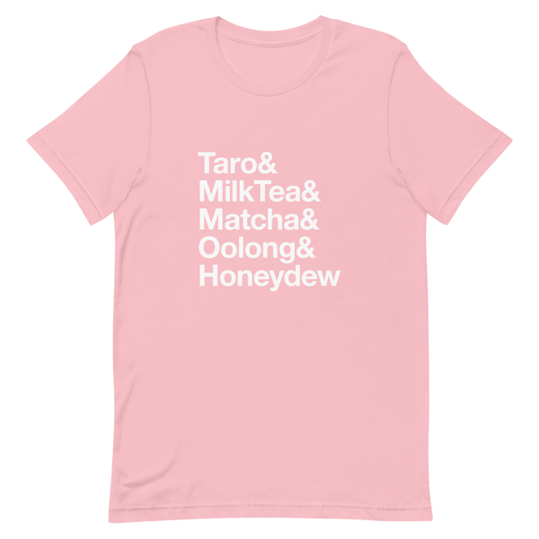  Bubble Tea Flavors Shirt