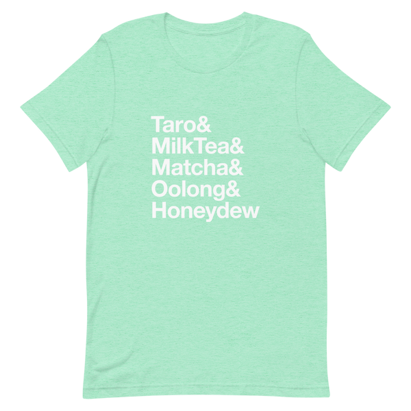  Bubble Tea Flavors Shirt