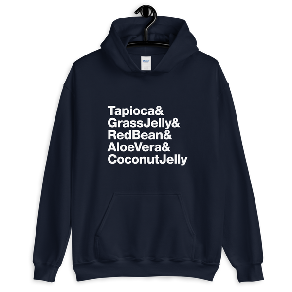  Bubble Tea Toppings Hoodie