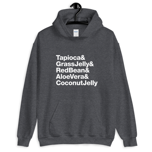  Bubble Tea Toppings Hoodie