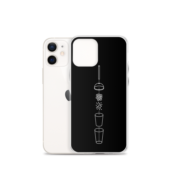 iPhone 12 mini Deconstructed Boba iPhone Case (Black)