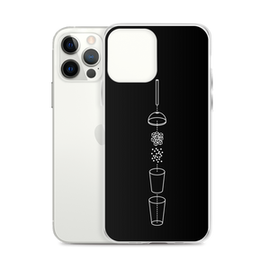 iPhone 12 Pro Max Deconstructed Boba iPhone Case (Black)