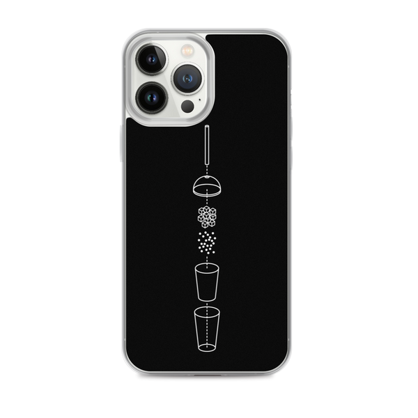 iPhone 13 Pro Max Deconstructed Boba iPhone Case (Black)