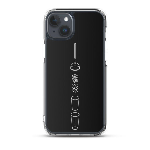 iPhone 15 Plus Deconstructed Boba iPhone Case (Black)