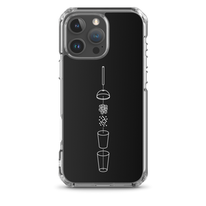 iPhone 16 Pro Max Deconstructed Boba iPhone Case (Black)