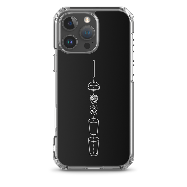 iPhone 16 Pro Max Deconstructed Boba iPhone Case (Black)