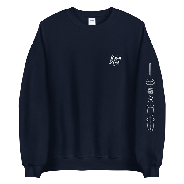 Navy S Deconstructed Boba Sweatshirt