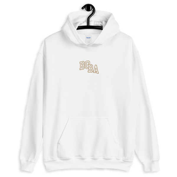 Embroidered College Letters Hoodie