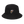 Load image into Gallery viewer, Black Denim Embroidered Icon Denim Bucket Hat
