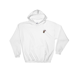 White S Embroidered Icon Hoodie