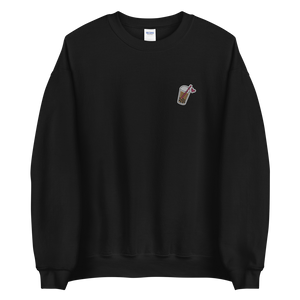 Black S Embroidered Icon Sweatshirt