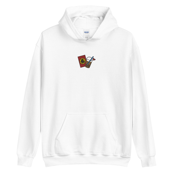 Embroidered Lunar New Year Boba Hoodie