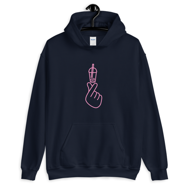 Navy S I Love Bubble Tea Hoodie