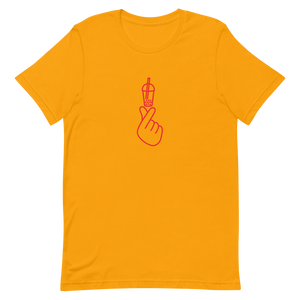 Gold S I Love Bubble Tea Shirt