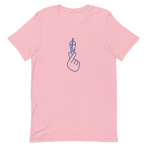 Pink S I Love Bubble Tea Shirt