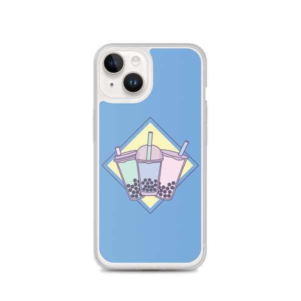  Pastel Boba Trio iPhone Case