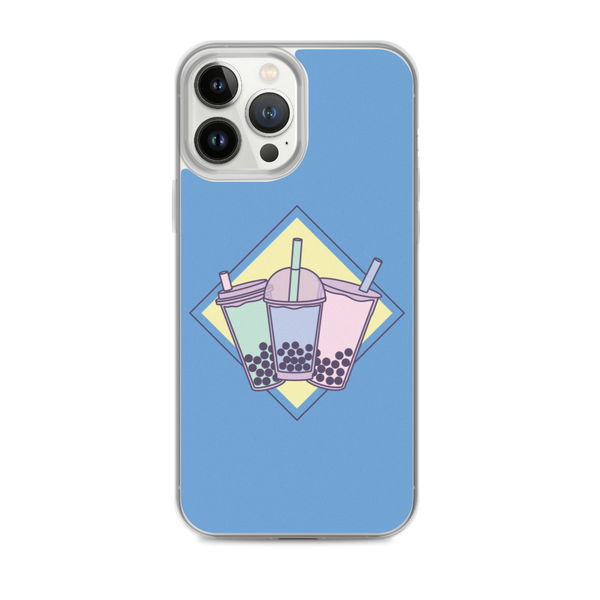  Pastel Boba Trio iPhone Case