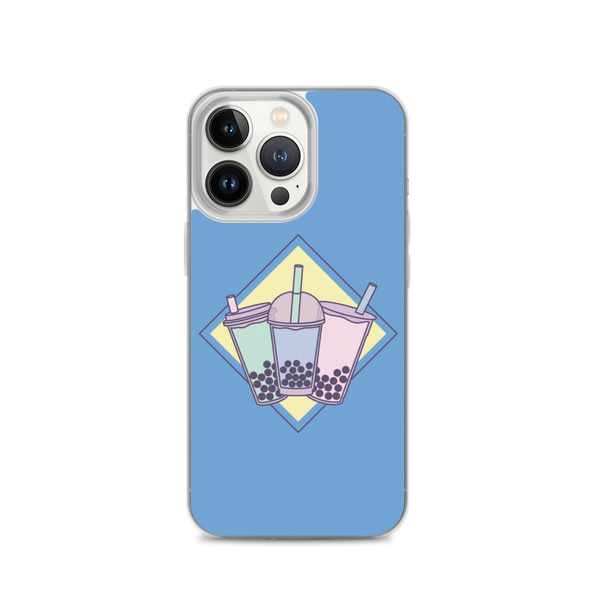  Pastel Boba Trio iPhone Case