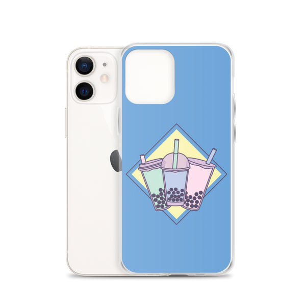  Pastel Boba Trio iPhone Case