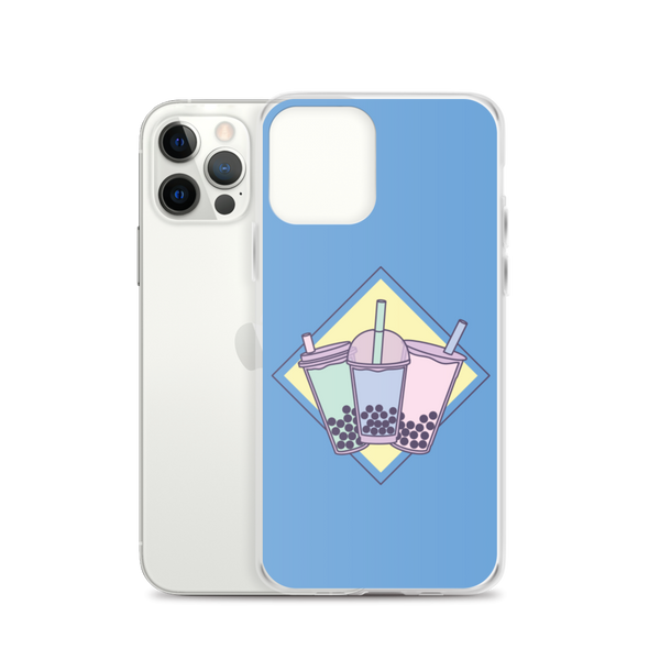  Pastel Boba Trio iPhone Case