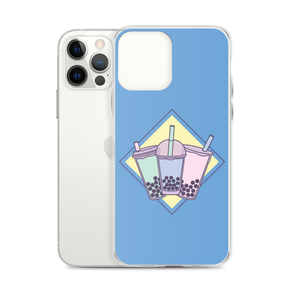  Pastel Boba Trio iPhone Case