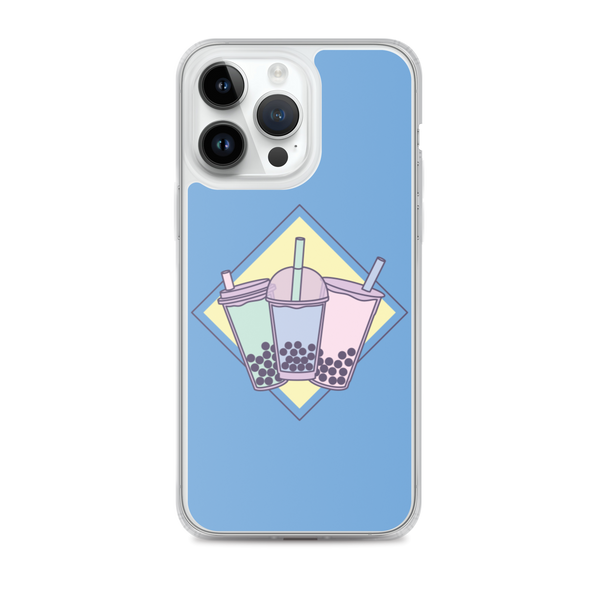  Pastel Boba Trio iPhone Case