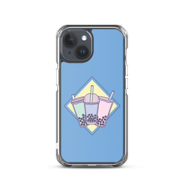 iPhone 15 Pastel Boba Trio iPhone Case